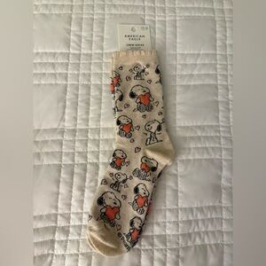 NWT Snoopy Peanuts Heart Valentine Socks ♥️♥️♥️